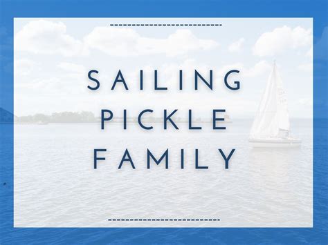 sailing pickle family nude|Sailing Pickle Family: 1 bin video Yandexte bulundu